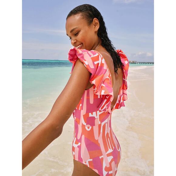NWT Diarrablu Nabu Swimsuit in Atoll Rose Size Large - Picture 2 of 9